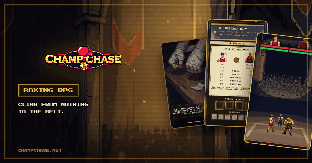ChampChase — climb from nothing to the belt.